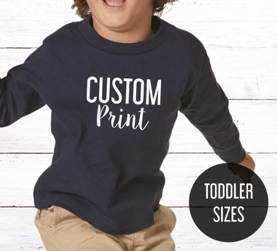 Custom T-Shirts & Long Sleeve Shirts – Adults & Kids